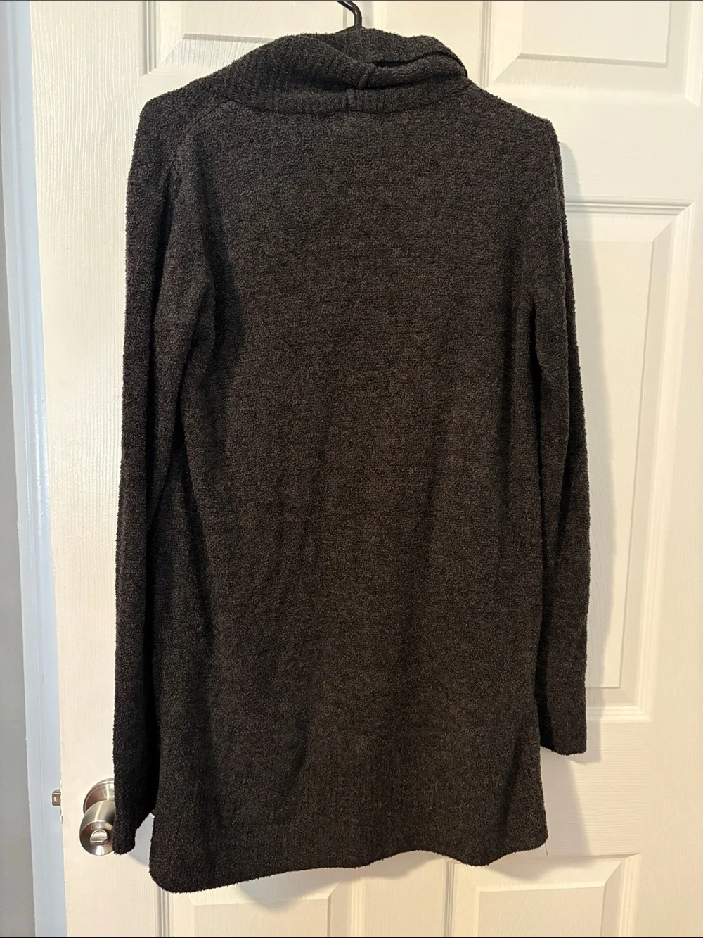 Barefoot Dreams Dark Grey Open-Front Cardigan